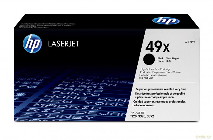 Hp 49x High Yield Black Original Laserjet Toner Cartridge