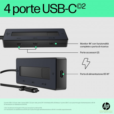 Hp 4k Usb-C Multiport Hub - Jara