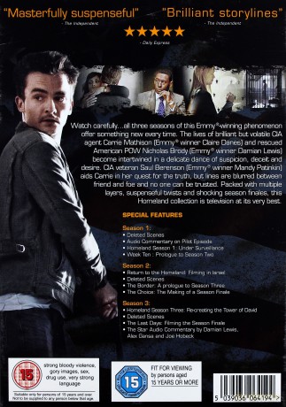 Homeland Season 1-3 [12DVD]