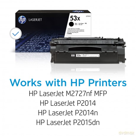 Hp 53x High Yield Black Original Laserjet Toner Cartridges