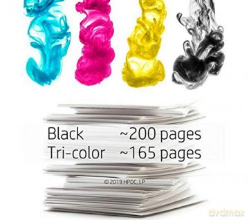 Hp 62 2-Pack Black/Tri-Color Original Ink Cartridges