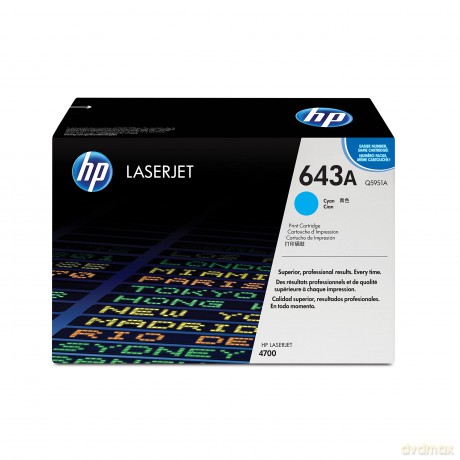 Hp 643a Cyan Original Laserjet Toner Cartridge