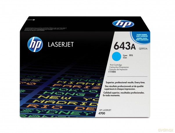Hp 643a Cyan Original Laserjet Toner Cartridge