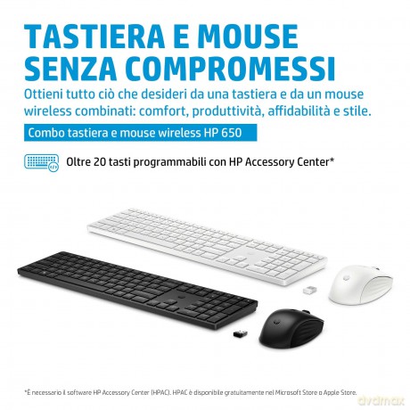 Hp 650 Wireless Kbrd Mouse Ita