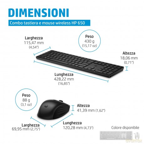 Hp 650 Wireless Keyboard Mouse