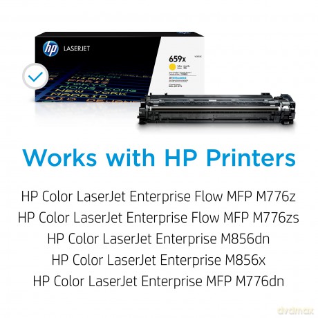 Hp 659x Alta Cap.Giallo Toner
