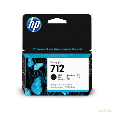 Hp 712 38-Ml Black Designjet Ink