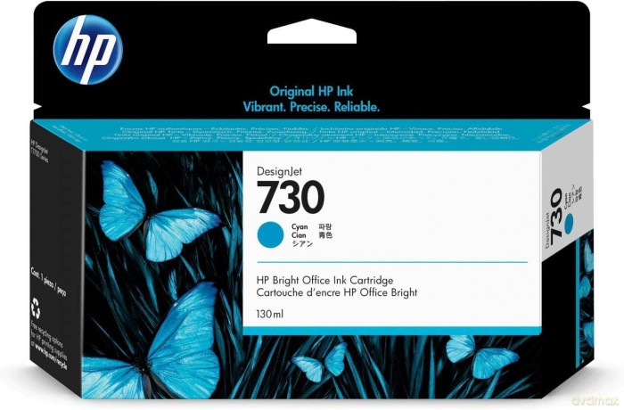 Hp 730 130-Ml Cyan Ink Cartridge