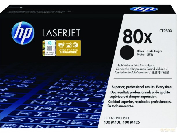 Hp 80x Cf280x High Yield Original Laserjet Toner Cartridge - Black