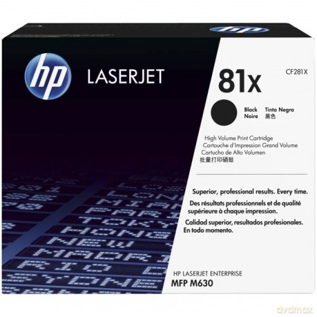Hp 81x High Yield Black Original Laserjet Toner Cartridge