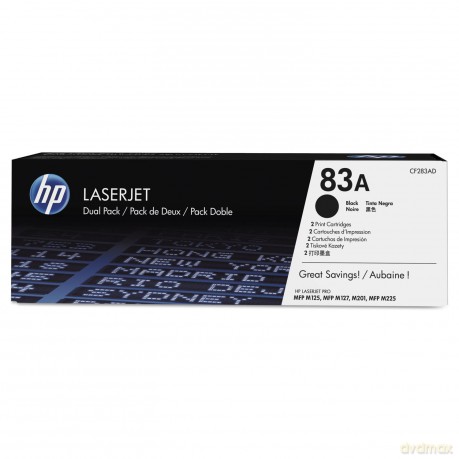 Hp 83a Twin Pack Black Original Laserjet Toner Cartridge
