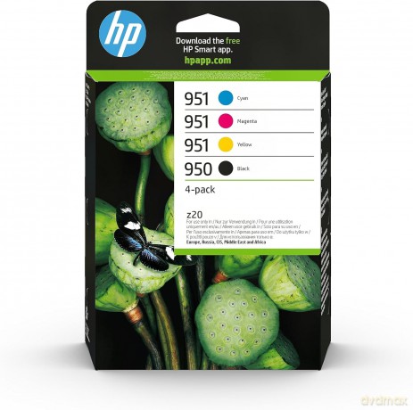 Hp 950 Black/951 Cmy Ink 4-Pack