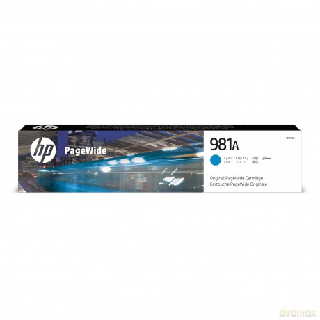 Hp 981a Cyan Original Pagewide Cartridge