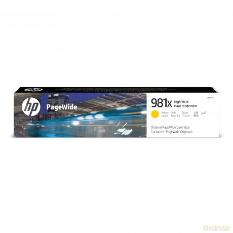Hp 981x High Yield Yellow Original Pagewide Cartridge