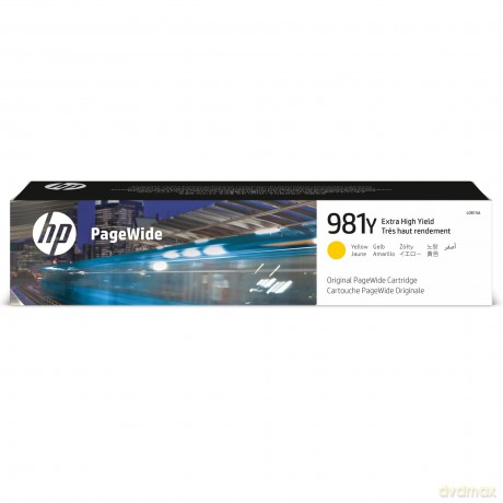 Hp 981y Extra High Yield Yellow Original Pagewide Cartridge