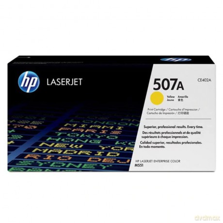 Hp Ce402a 507a Original Laserjet Toner Cartridge - Standard, Yellow