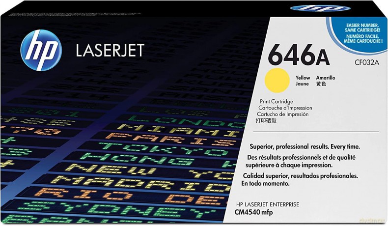Hp Cf032a Toner, Giallo