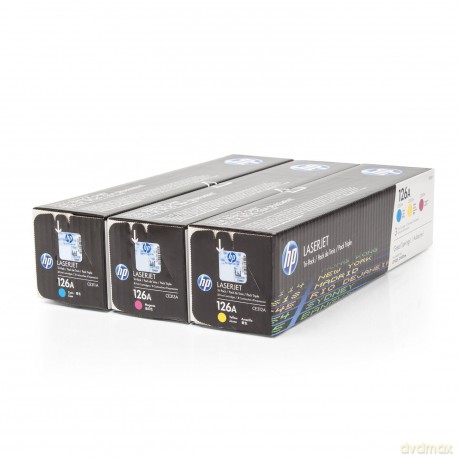 Hp Cf341a 126a Original Laserjet Toner Cartridges - Cyan/Magenta/Yellow
