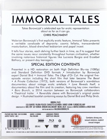 Immoral Tales (Opowieści Niemoralne) [2Blu-Ray]