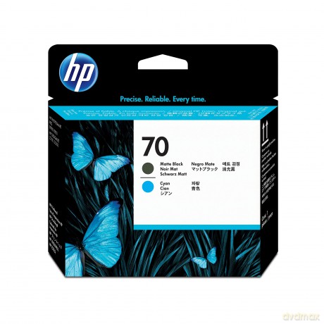 Hp No70 Phead Matte Black Cyan Pk2
