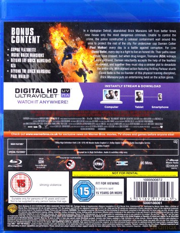 Brick Mansions [Blu-Ray]