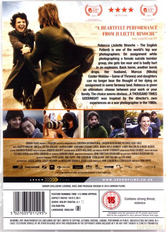 A Thousand Times Good Night [DVD]