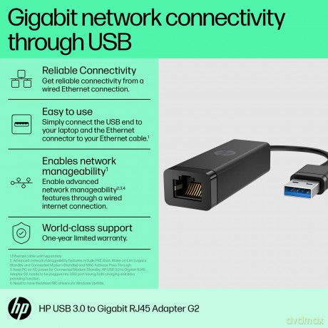 Hp Usb 3.0 To Gigabit Adapter G2