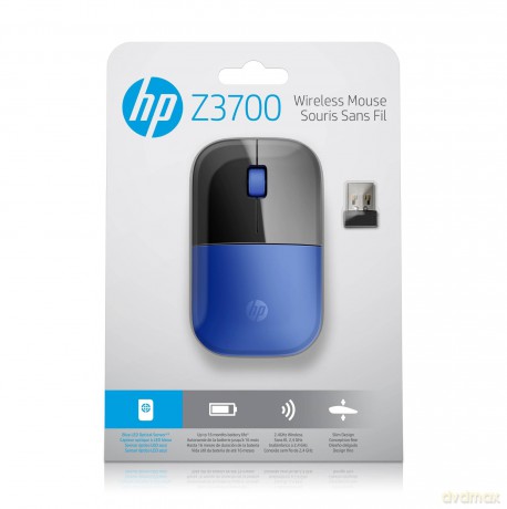 Hp V0l81aa Z3700 Mouse Wireless, Blu