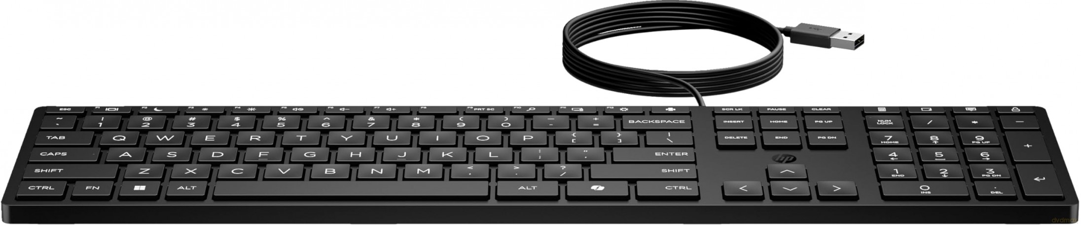 Hp Wired 320k Keyboard Usb Inglese