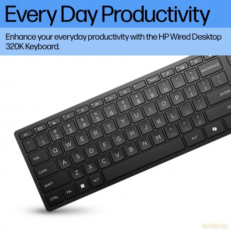 Hp Wired 320k Keyboard Usb Inglese