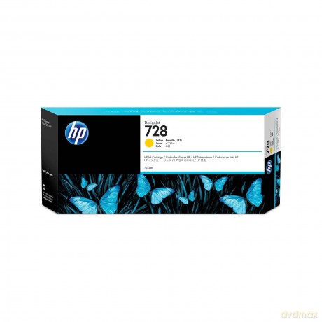 Hp728 300-Ml Yellow Inkcart