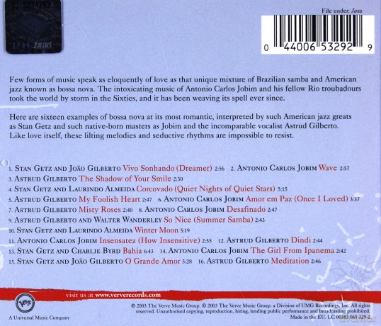 Bossa Nova For Lovers [CD]