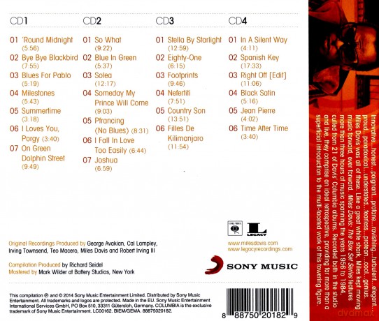Miles Davis: The Box Set Series [4CD]