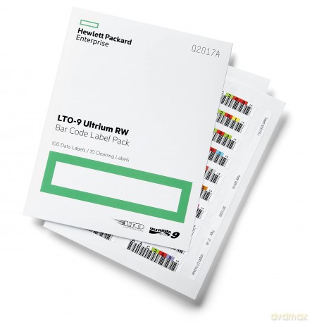 Hpe Lto9 Ultrium Barcode Label (100+10) Q2017a