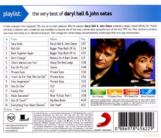 Daryl Hall & John Oates: The Very Best Of Daryl Hall & John Oates [CD]