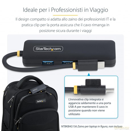 Hub Usb-C A 4 Porte 5 Gbps