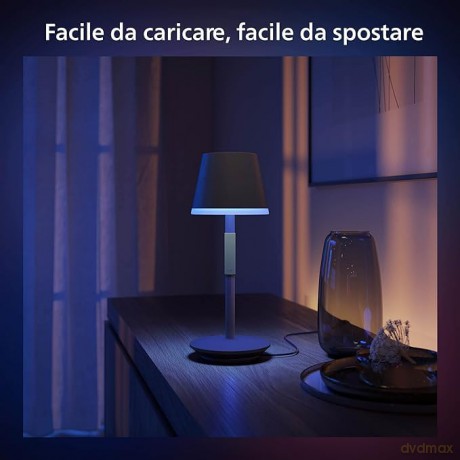 Hue Go Lamp Tavolo Ric Nera Wireles