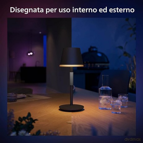 Hue Go Lamp Tavolo Ric Nera Wireles