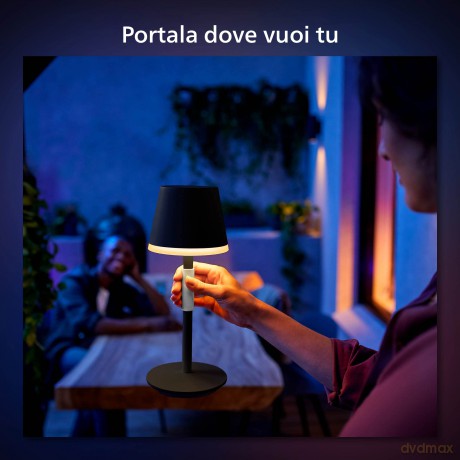Hue Go Lamp Tavolo Ric Nera Wireles