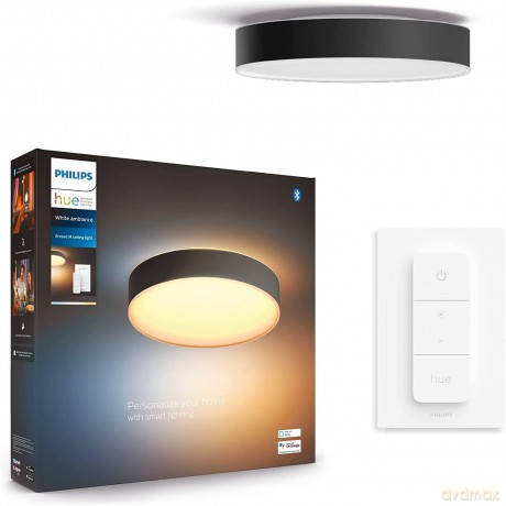 Hue Lampada Plafoniera Nera M Nero