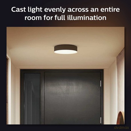 Hue Lampada Plafoniera Nera M Nero