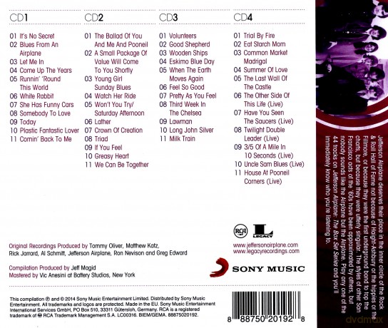 Jefferson Airplane: The Box Set Series [4CD]