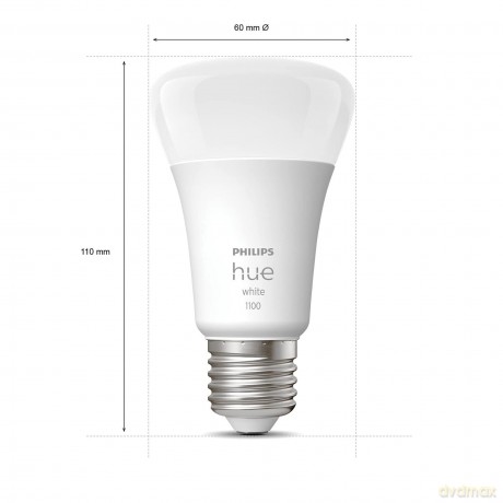 Hue White 2 X Lampadina E27 9.5w