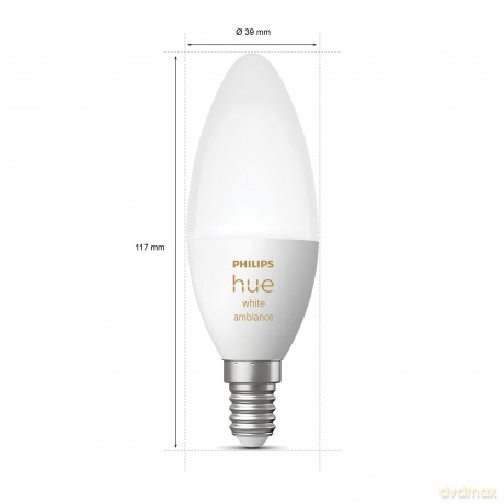 Hue White Ambiance Lampadina E14 5.