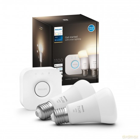 Hue White Starter Kit Bridge+2 E27