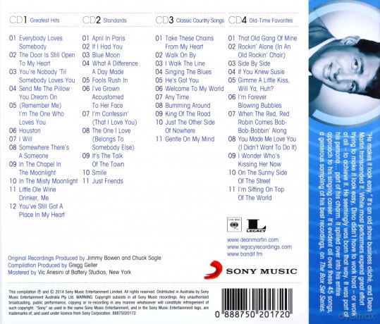 Dean Martin: The Box Set Series [4CD]