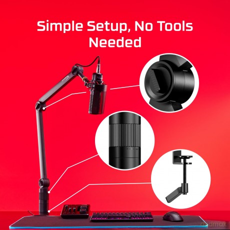 Hyperx Quadcast2 Black-Red