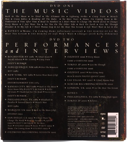 Ozzy Osbourne: Memoirs of a Madman [2DVD]