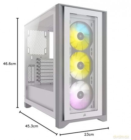 Icue 4000x Rgb Mid-Tower White