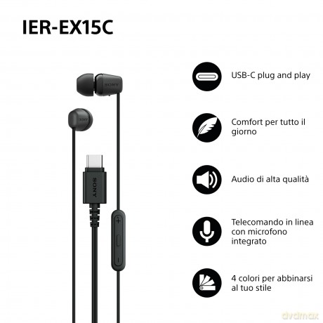 Ier-Ex15c Auricolari Cavo Usb-C